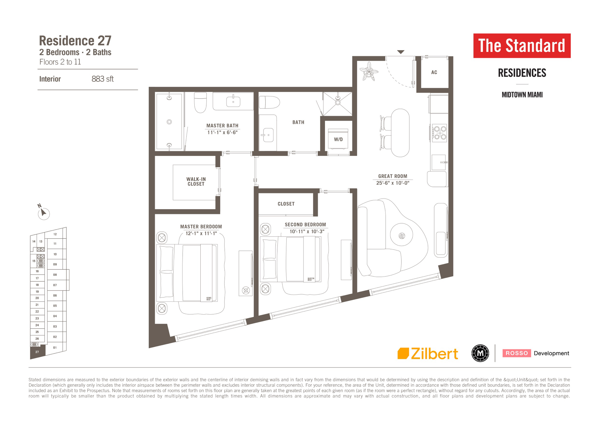The Standard Residences floorplan 27