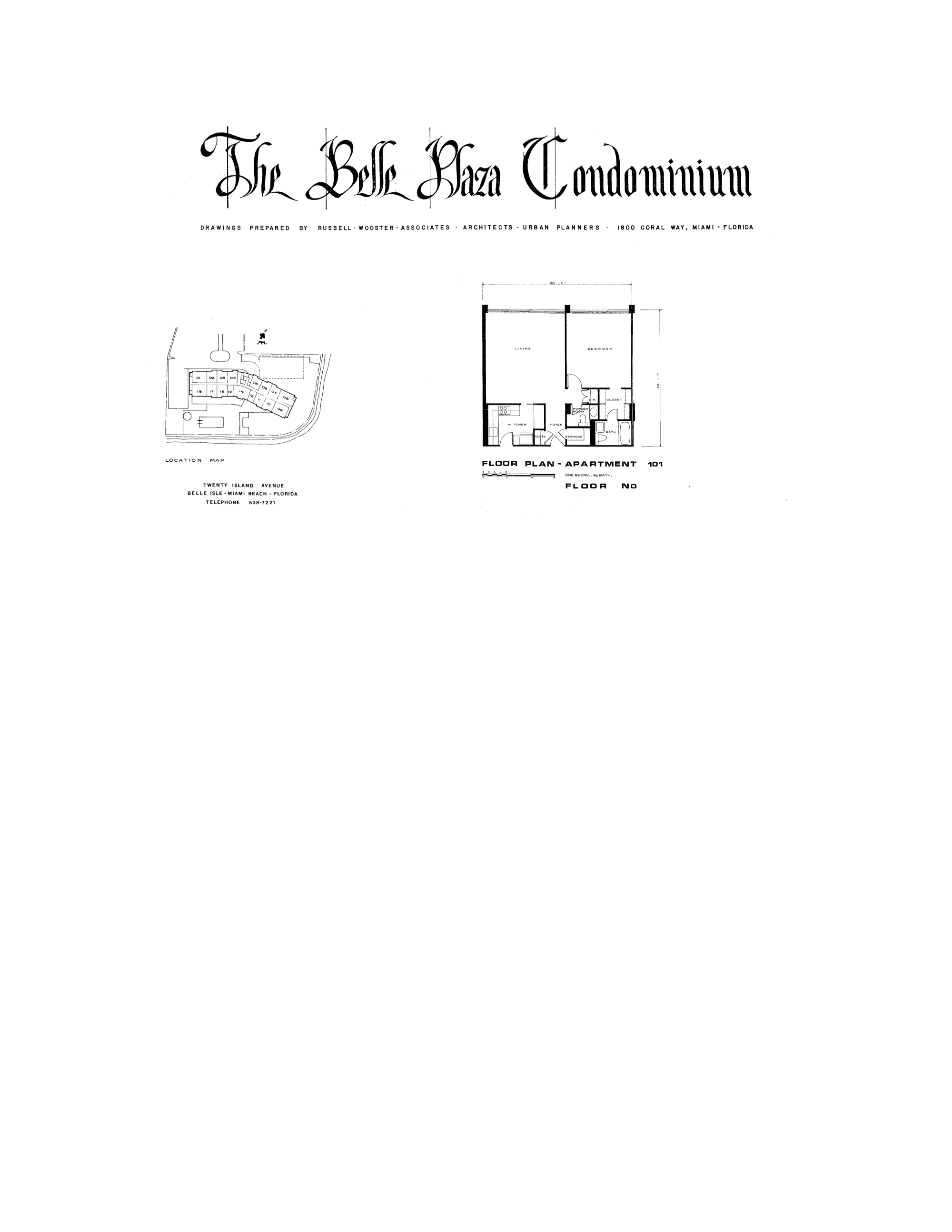 Belle Plaza floorplan 101