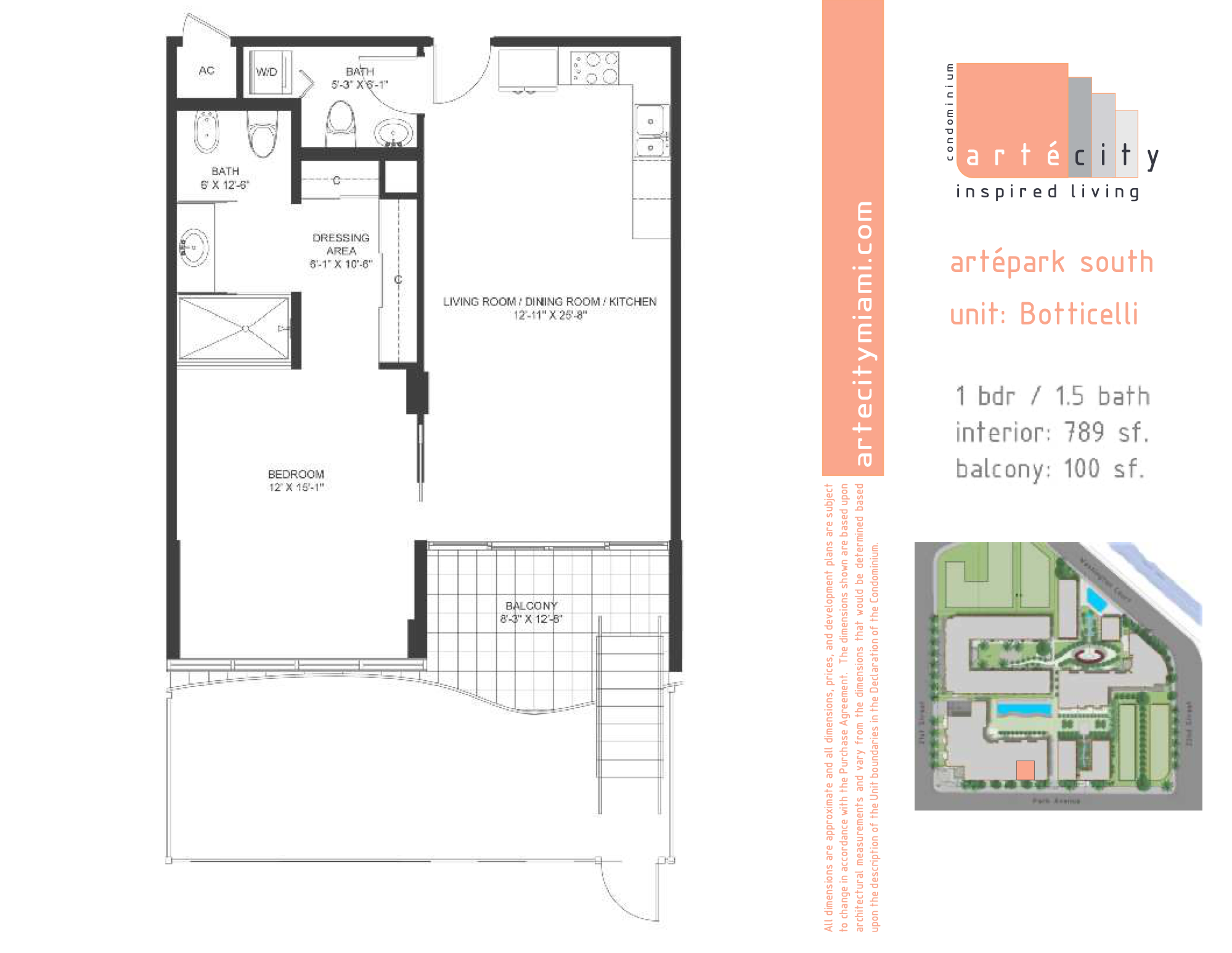 ArteCity floorplan Botticelli