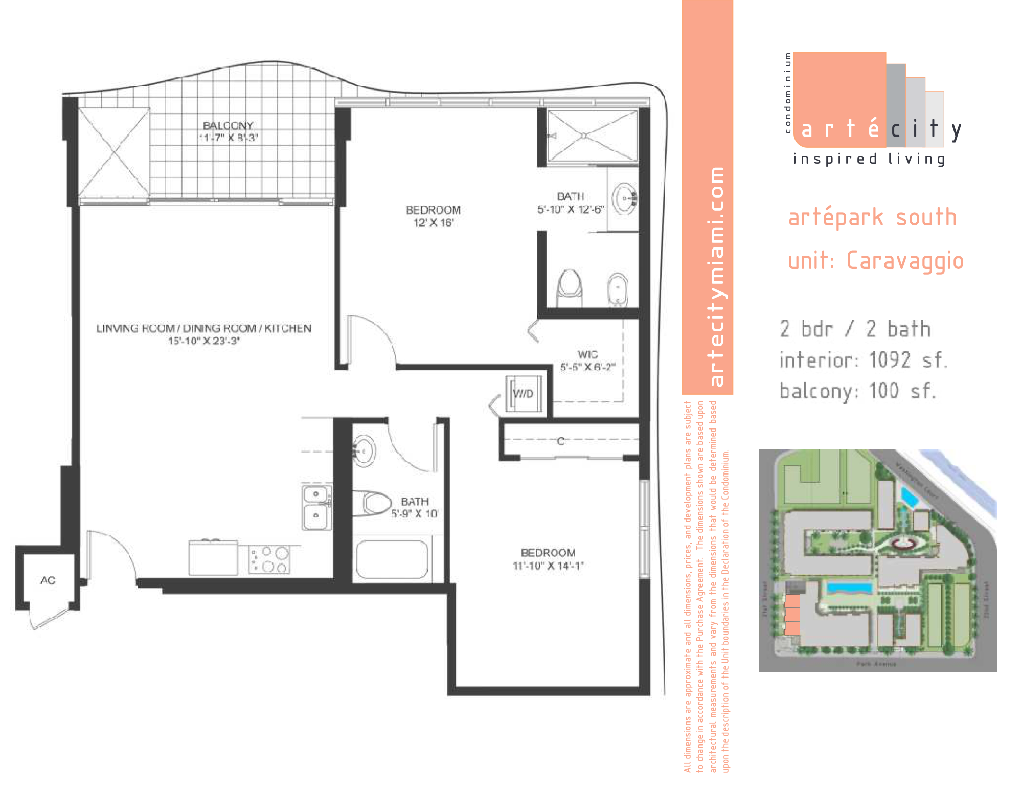 ArteCity floorplan Caravaggio