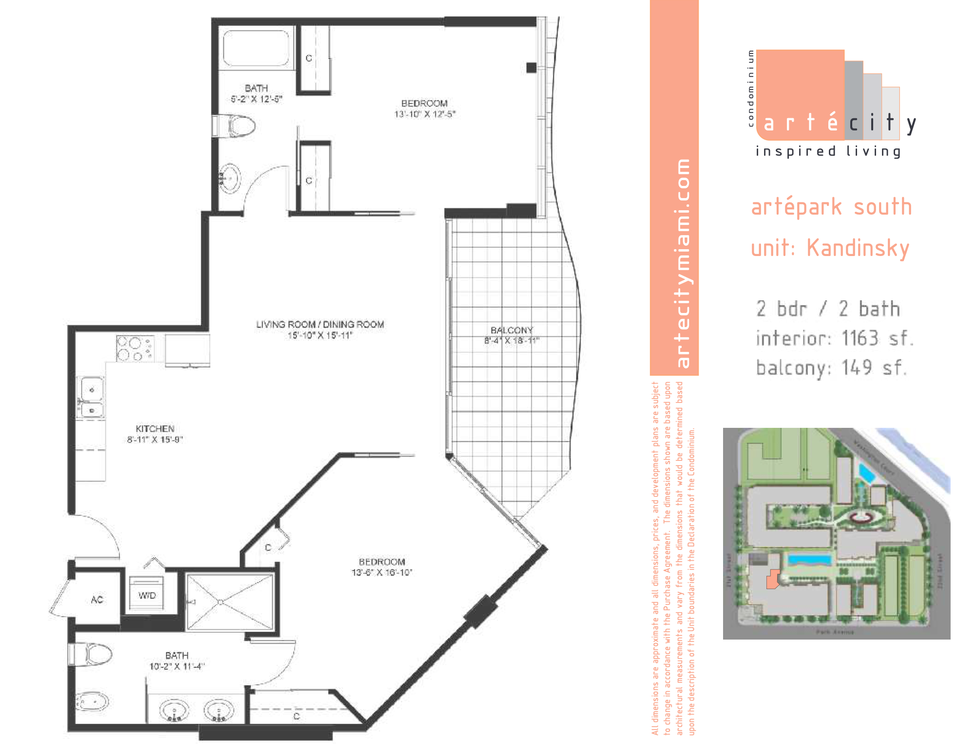 ArteCity floorplan Kandinsky