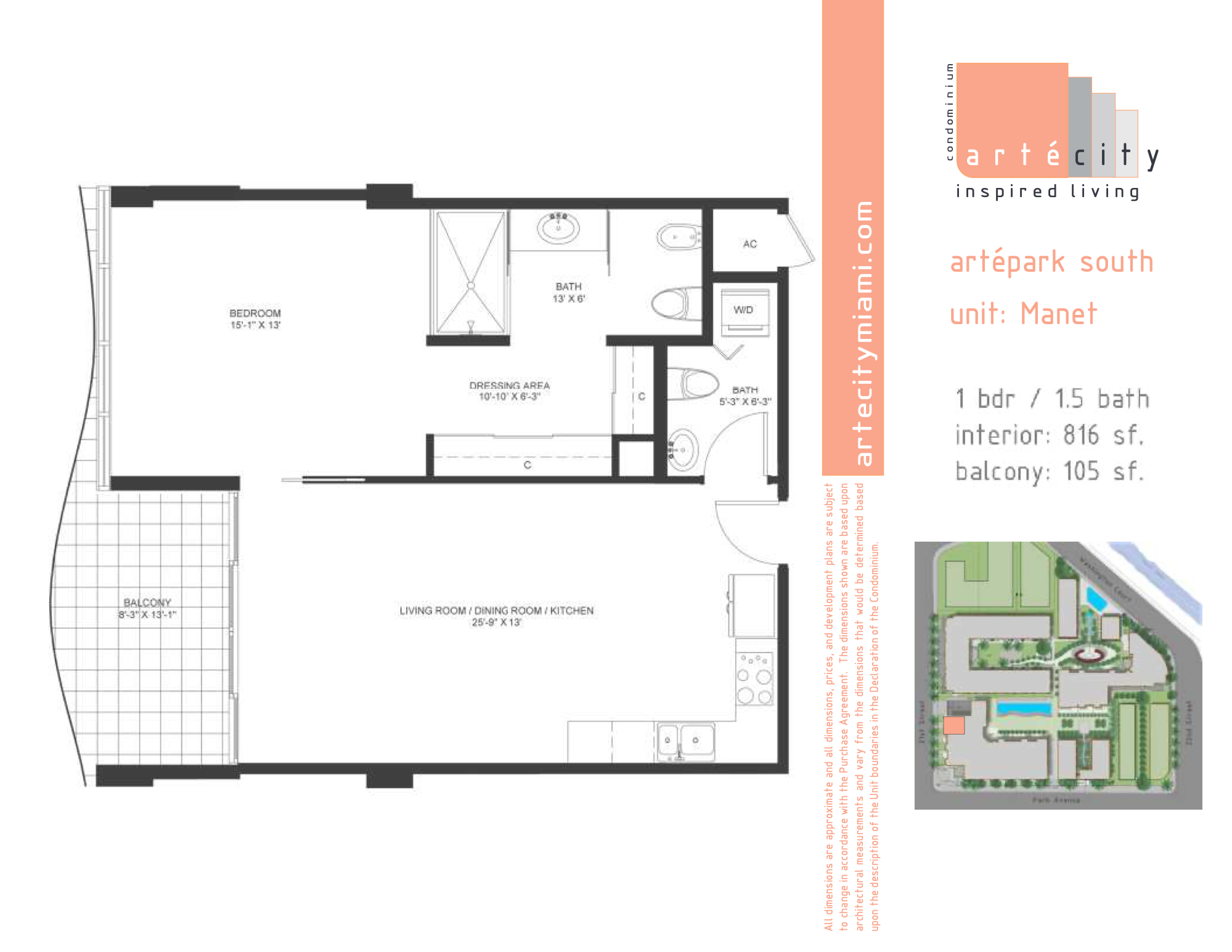 ArteCity floorplan Manet