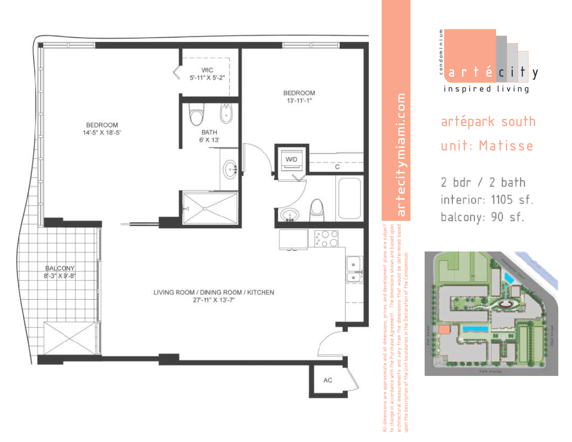 ArteCity floorplan Matisse