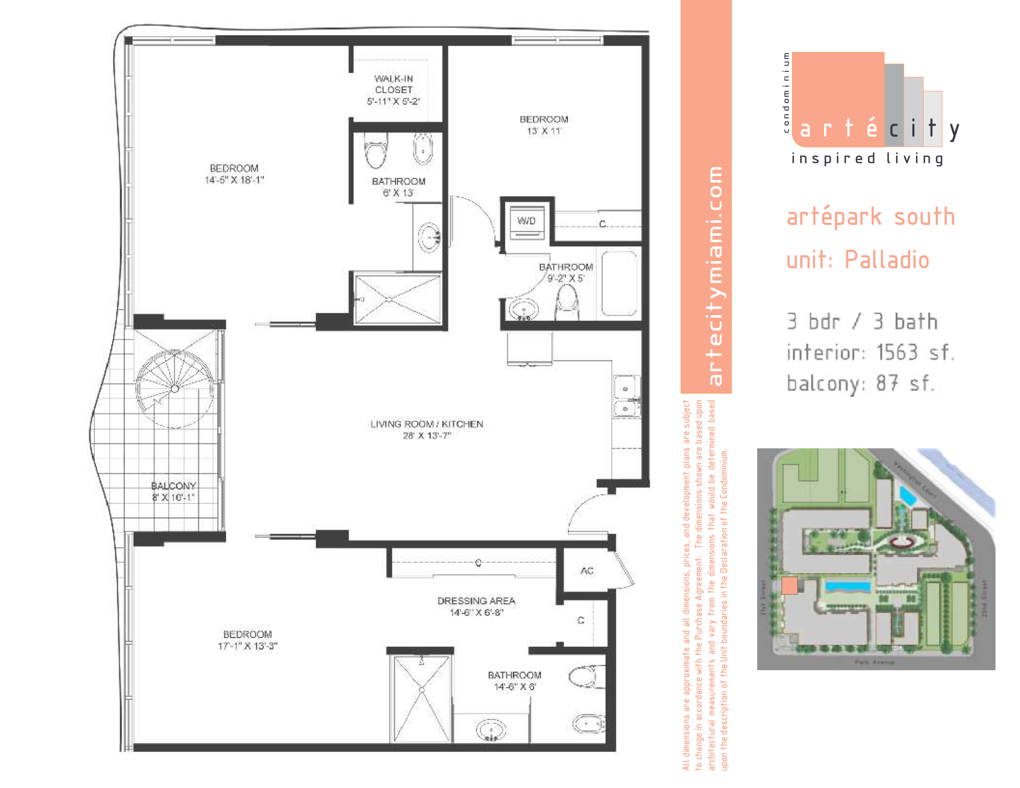ArteCity floorplan Palladio