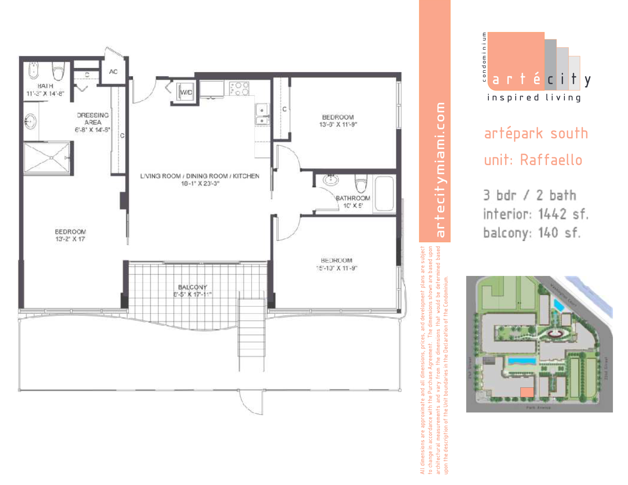 ArteCity floorplan Raffaello