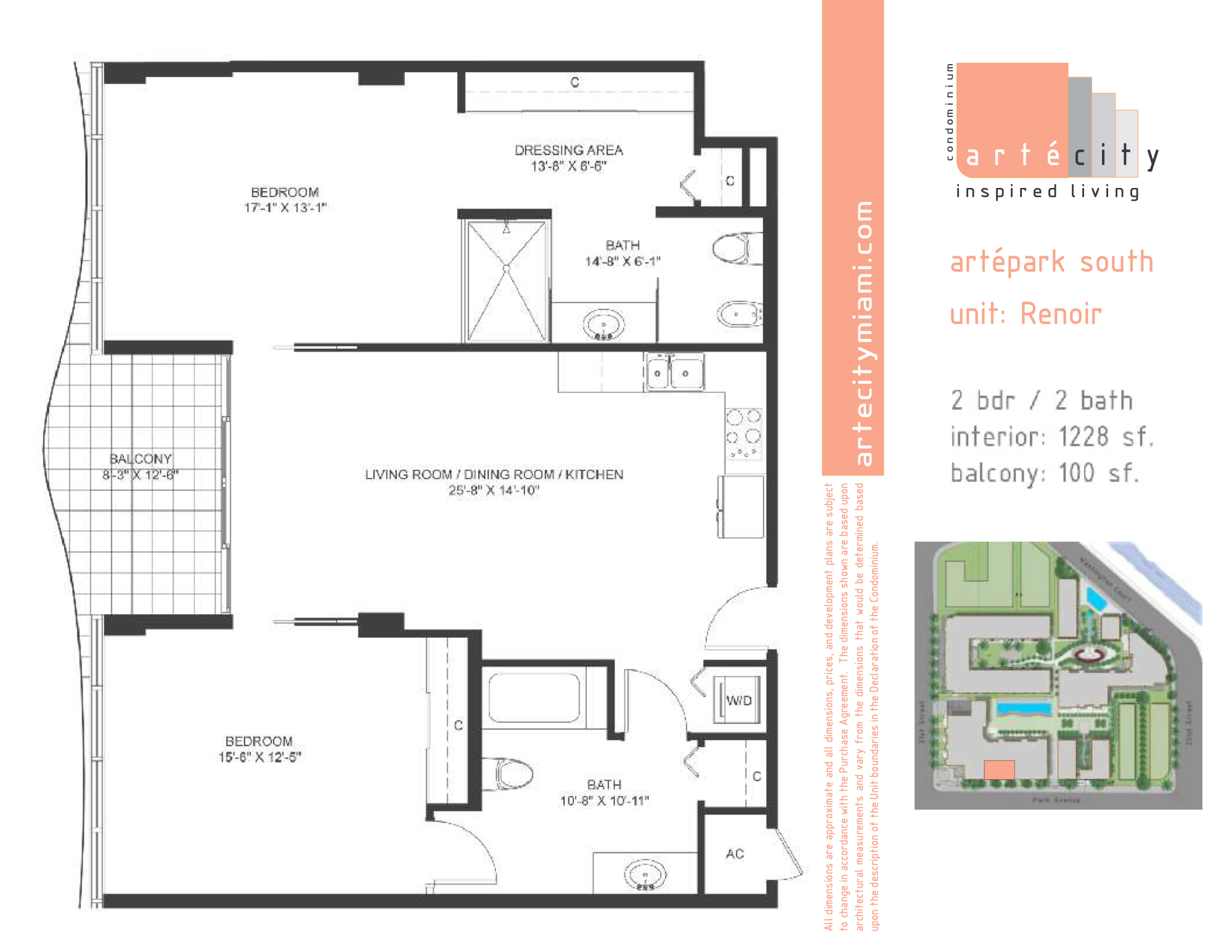ArteCity floorplan Renoir