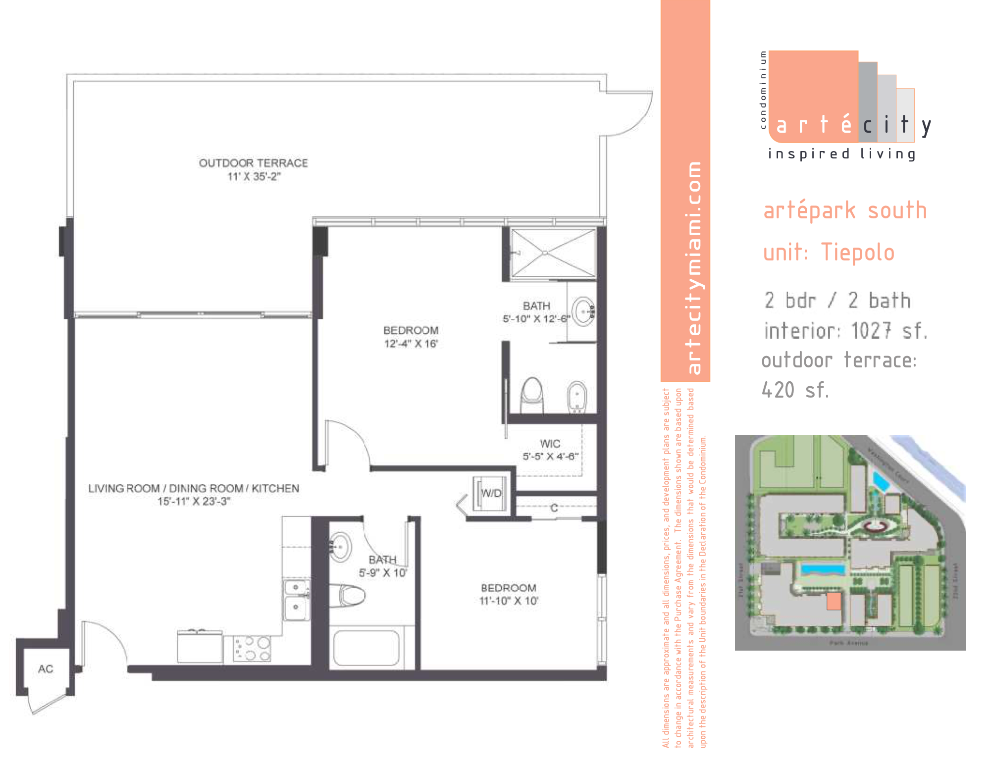 ArteCity floorplan Tiepolo