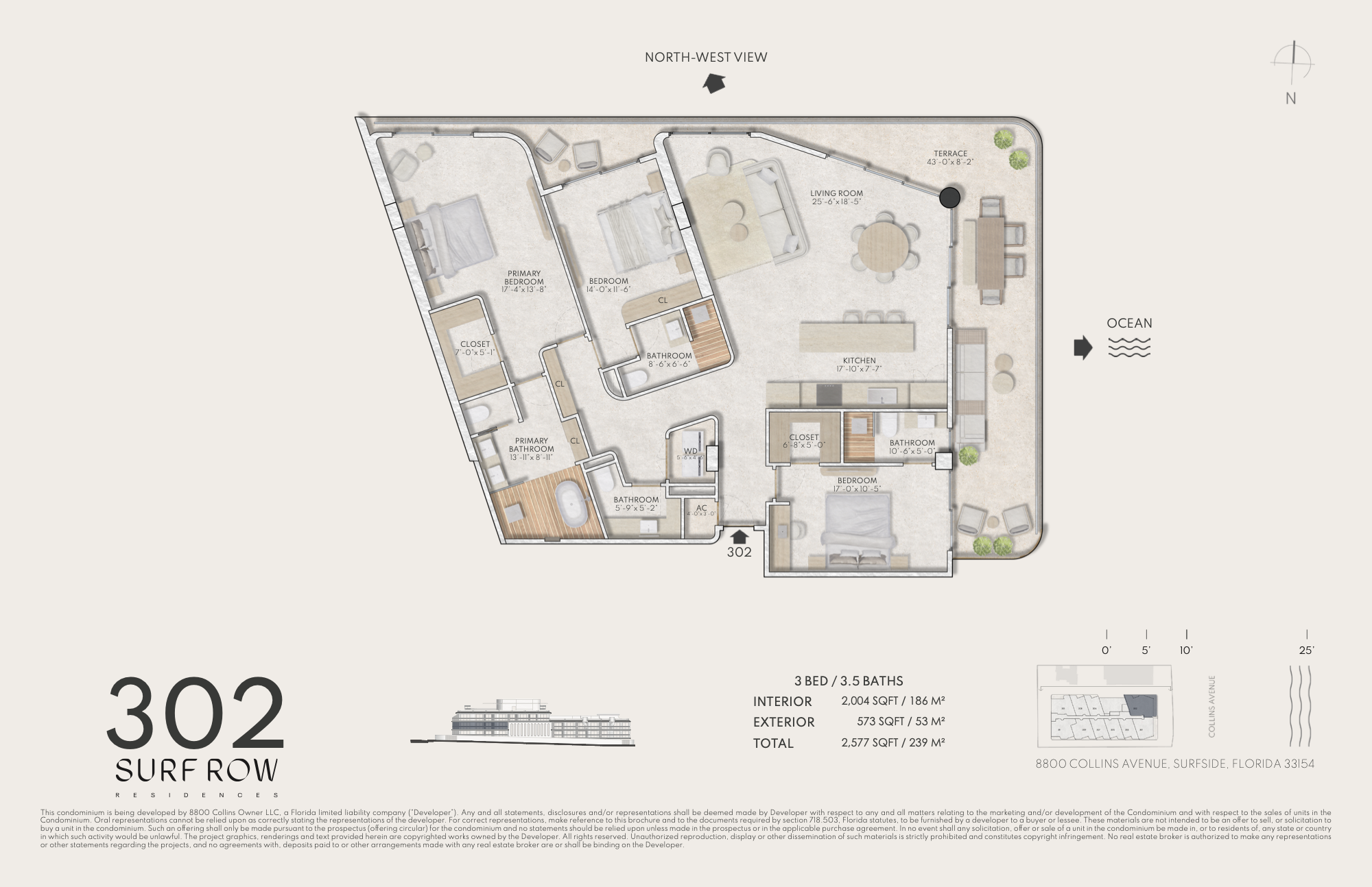 Surf Row Residences floorplan 302