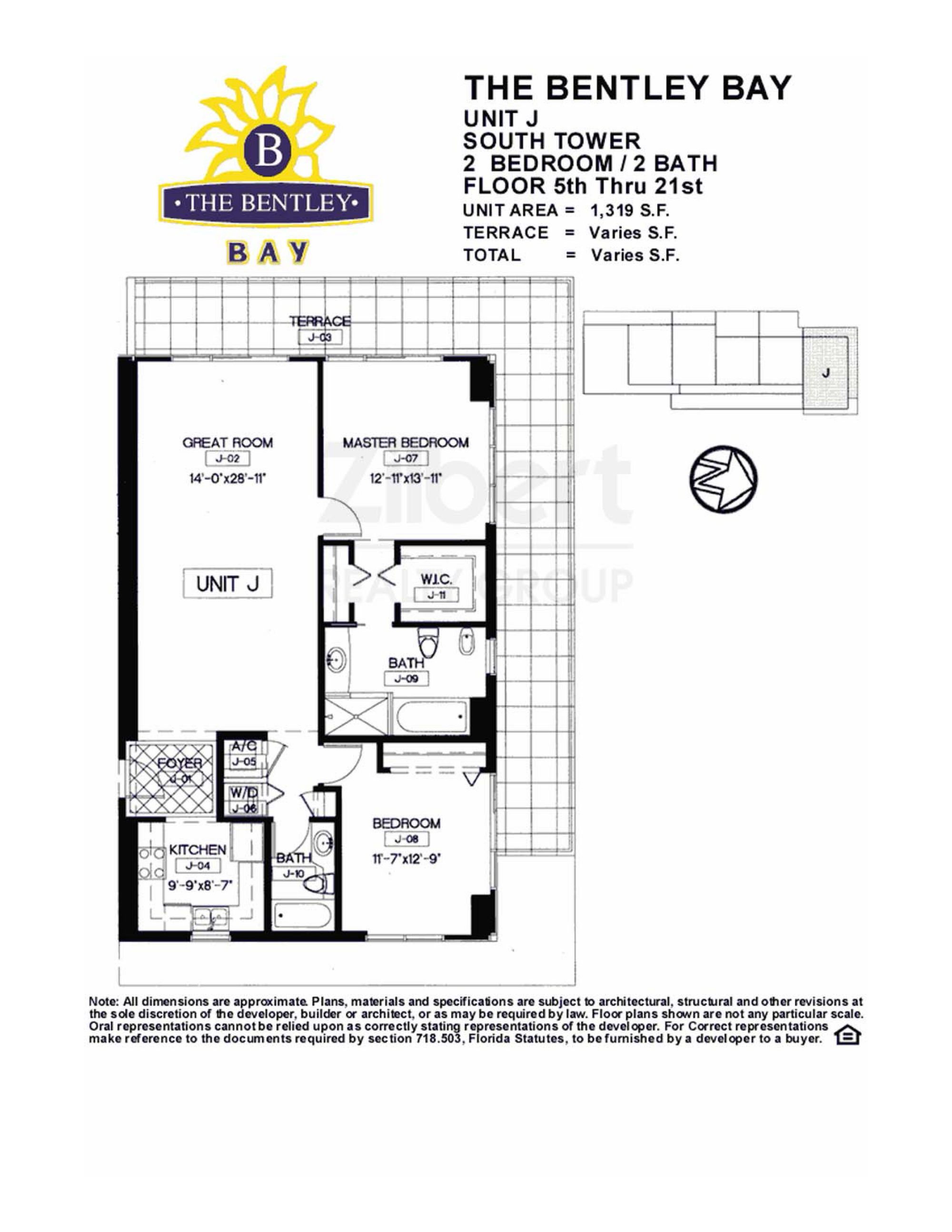 Bentley Bay South floorplan J
