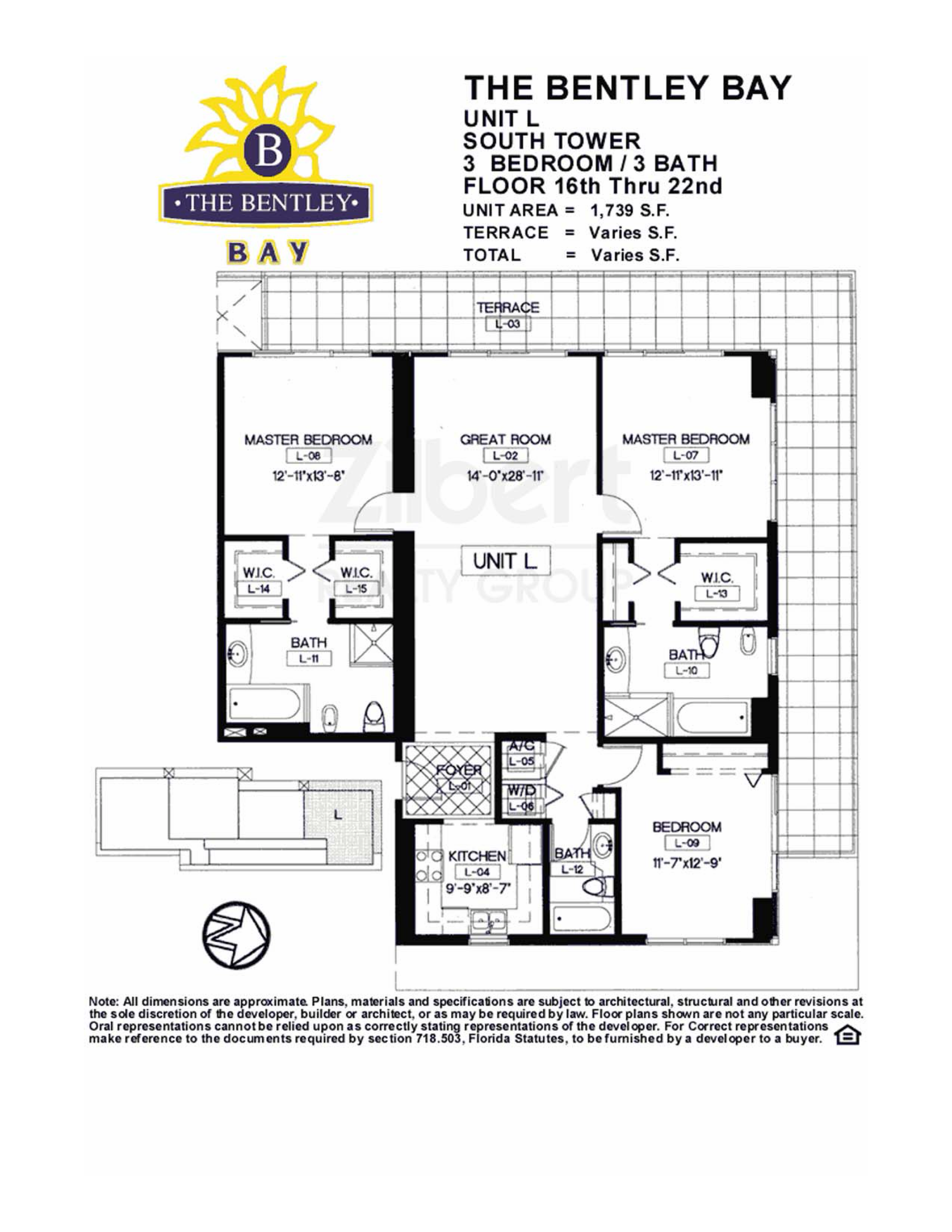 Bentley Bay South floorplan L