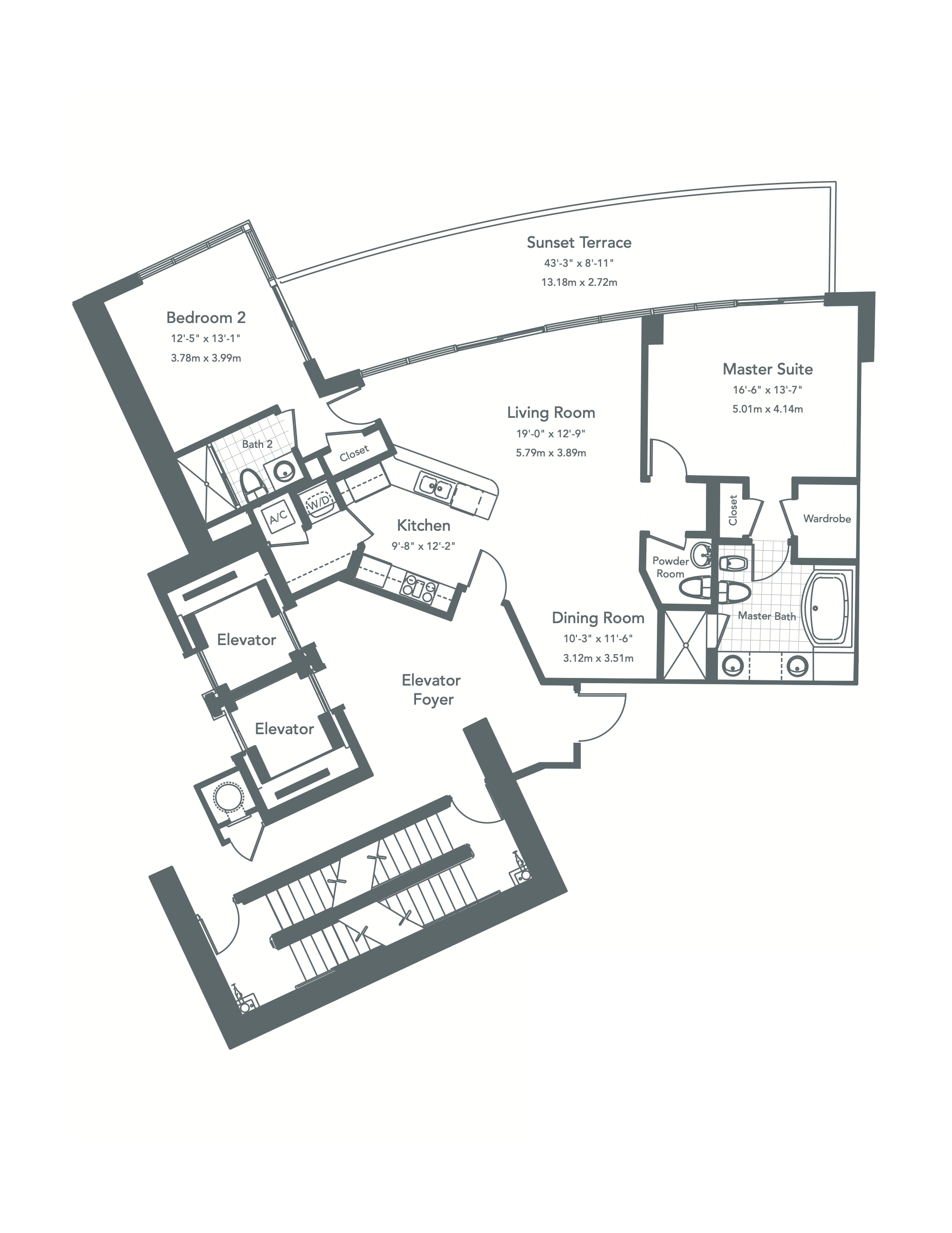 Murano at Portofino floorplan F