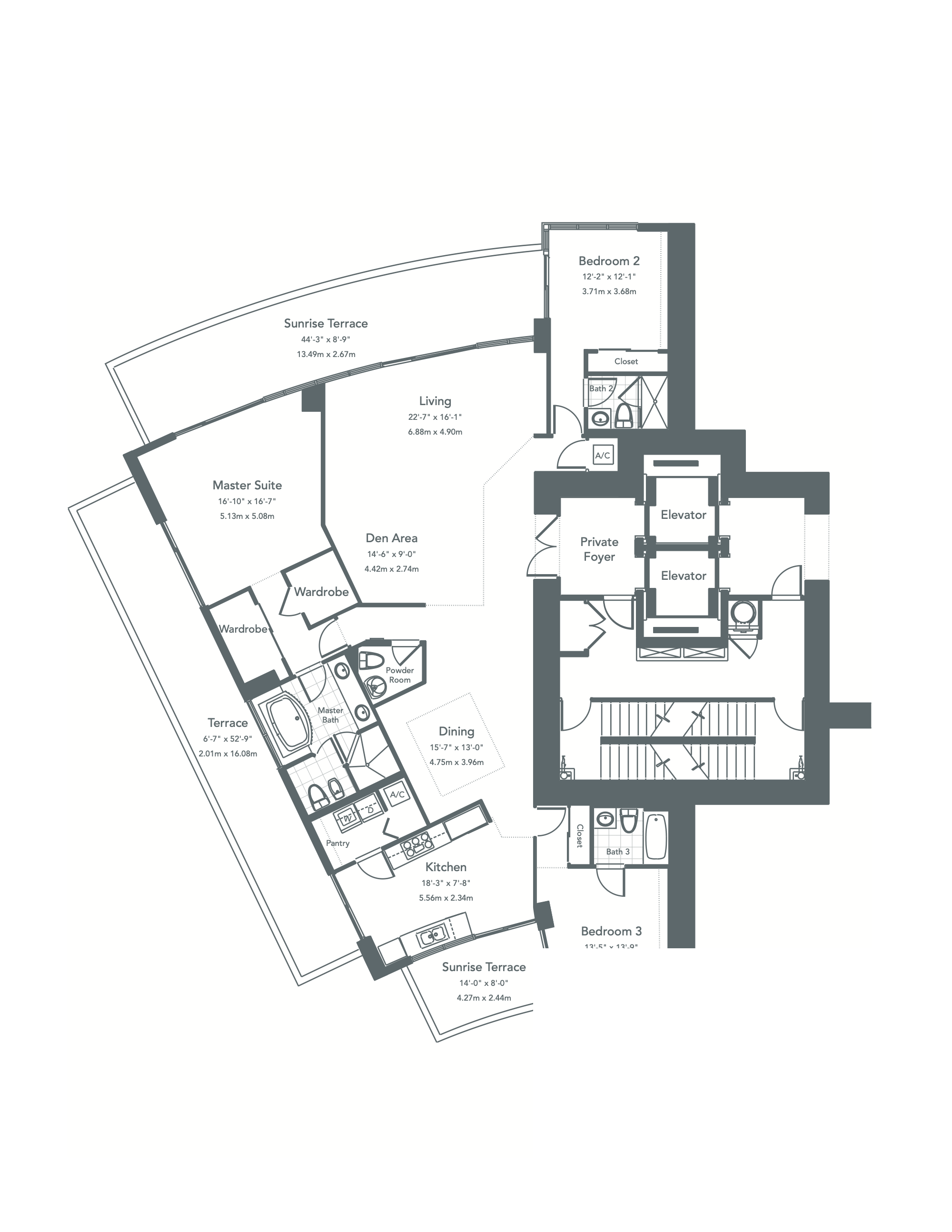 Murano at Portofino floorplan Bm