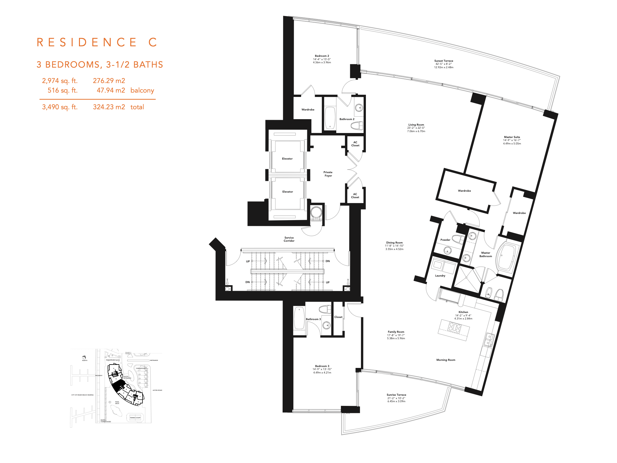 Murano Grande floorplan C