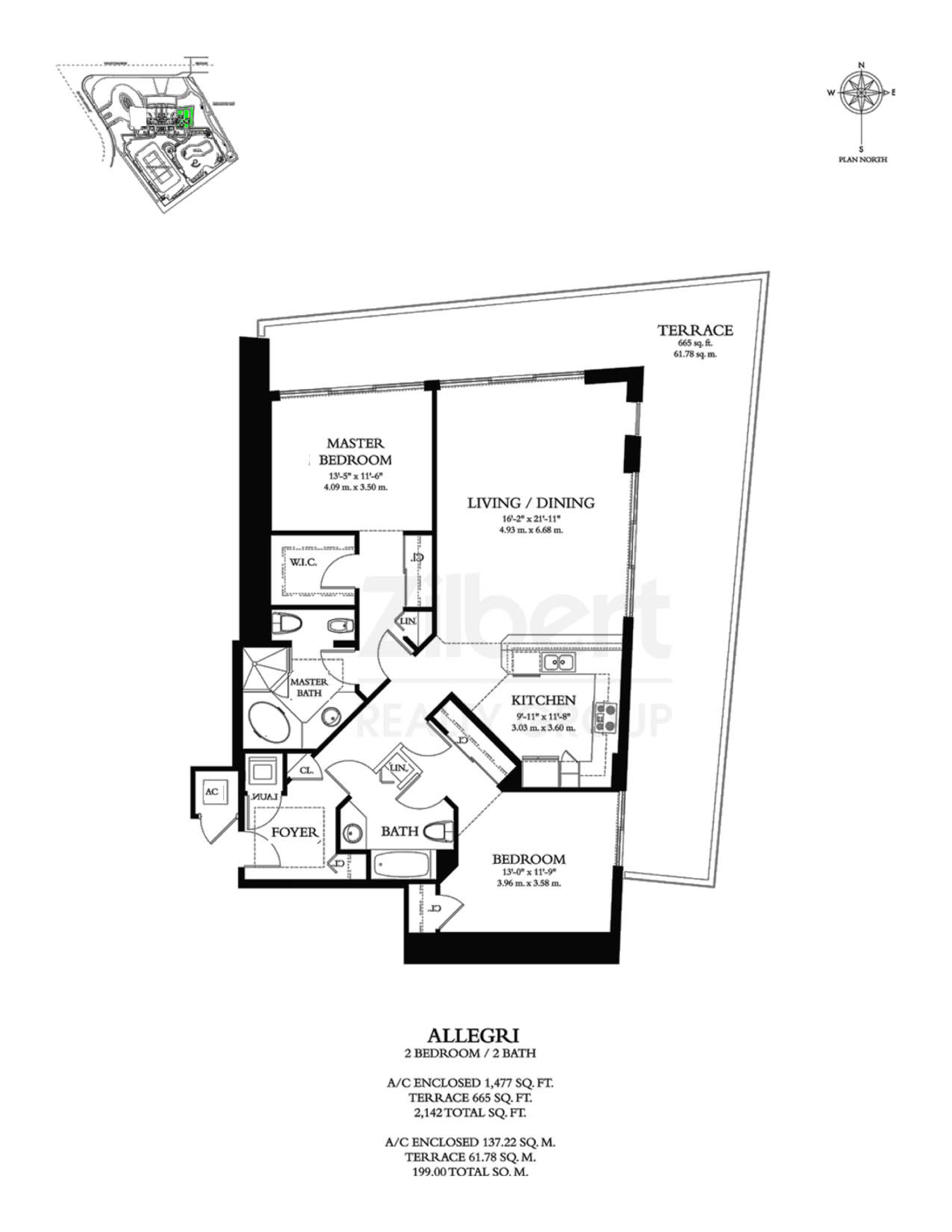 Floorplan 04, Grand Venetian unit 804