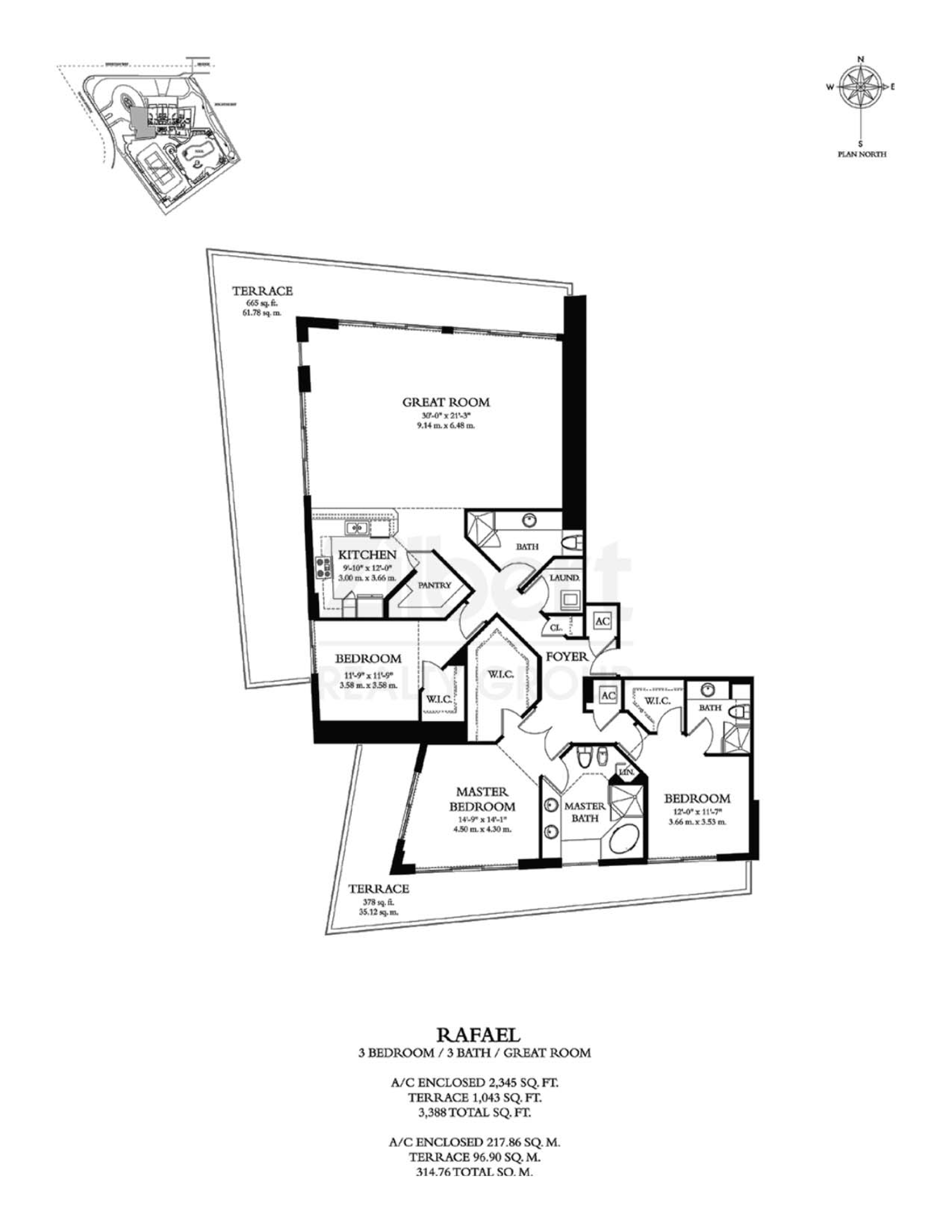 Grand Venetian floorplan PH3
