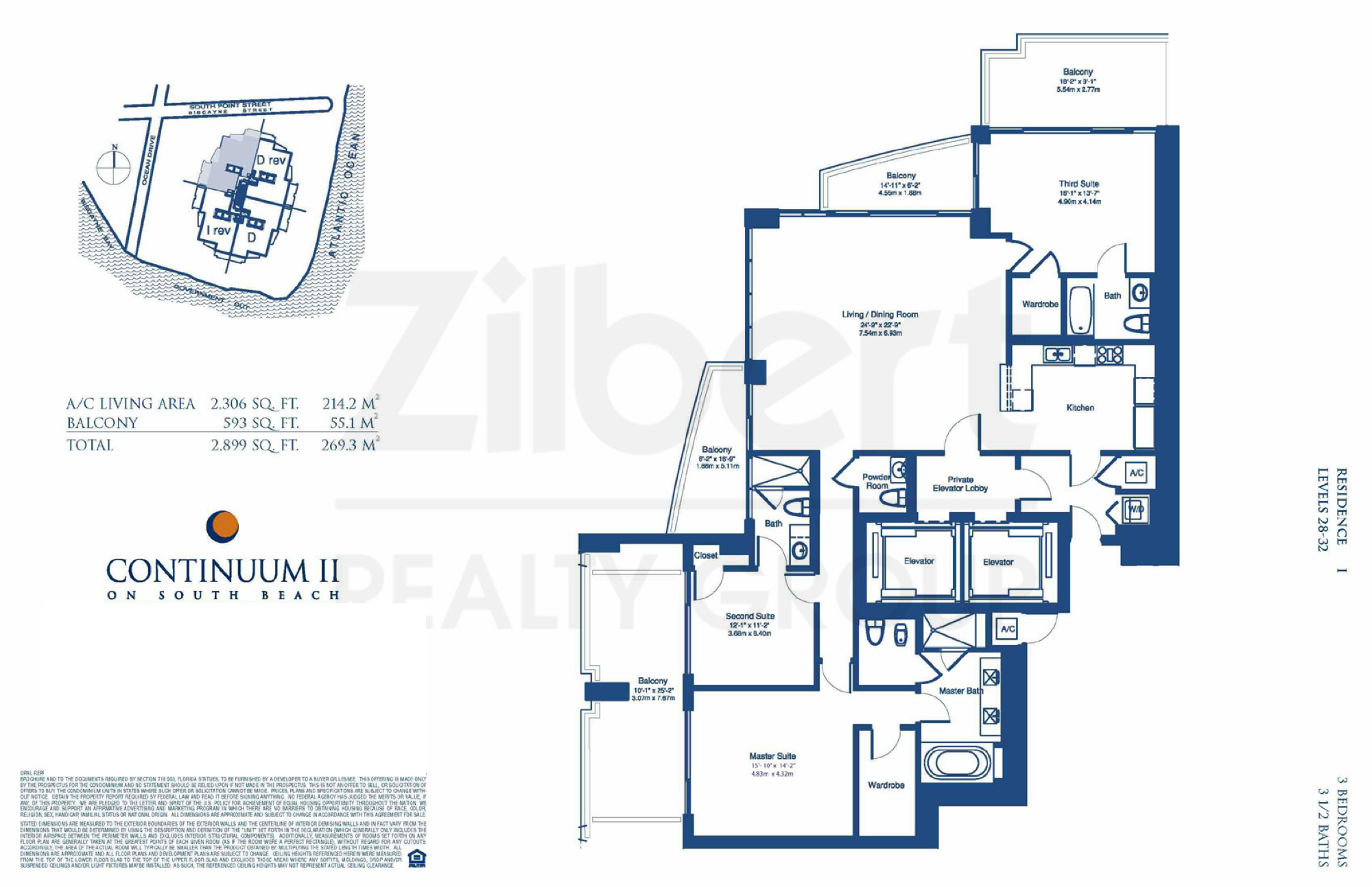 Continuum North Tower floorplan I
