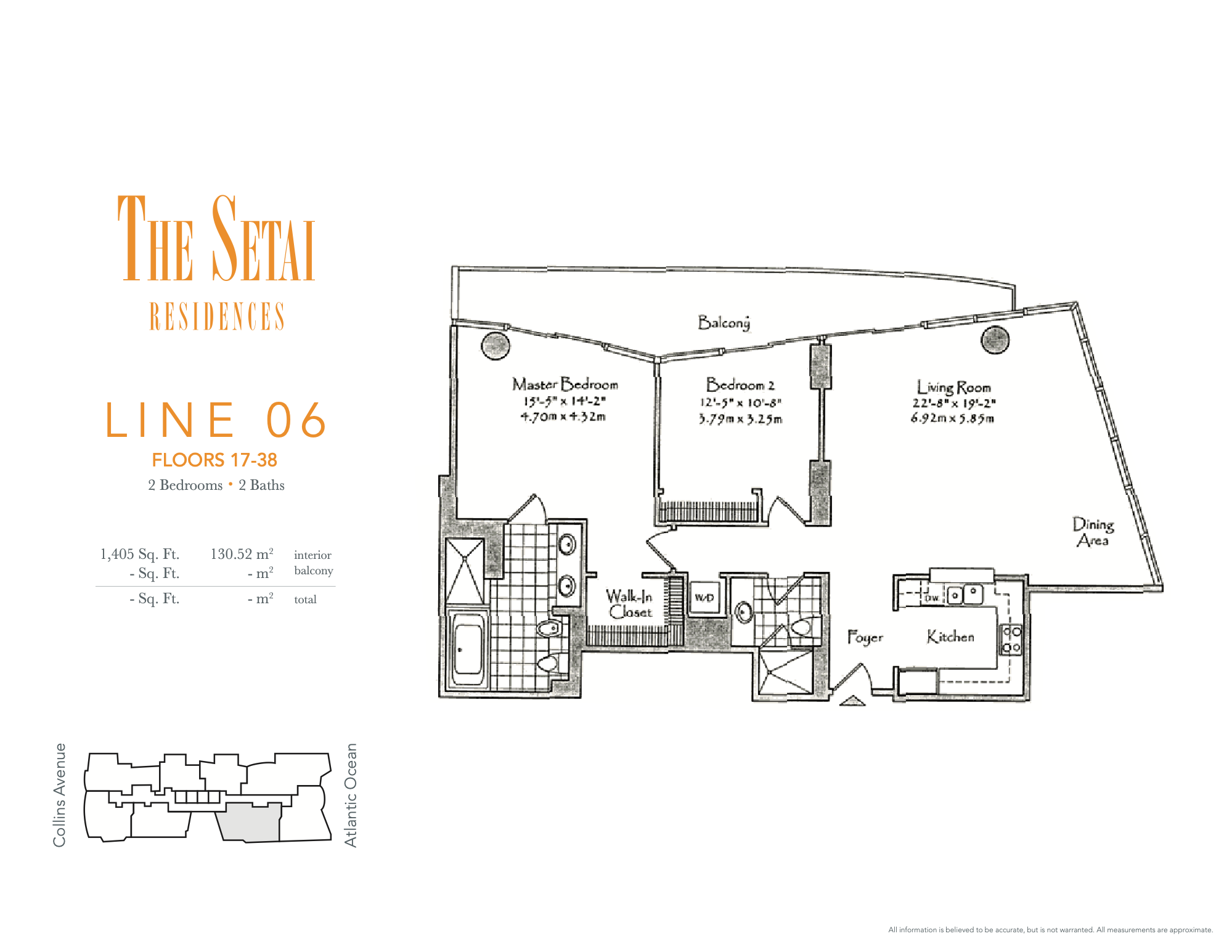 Floorplan 06, Setai unit 3006