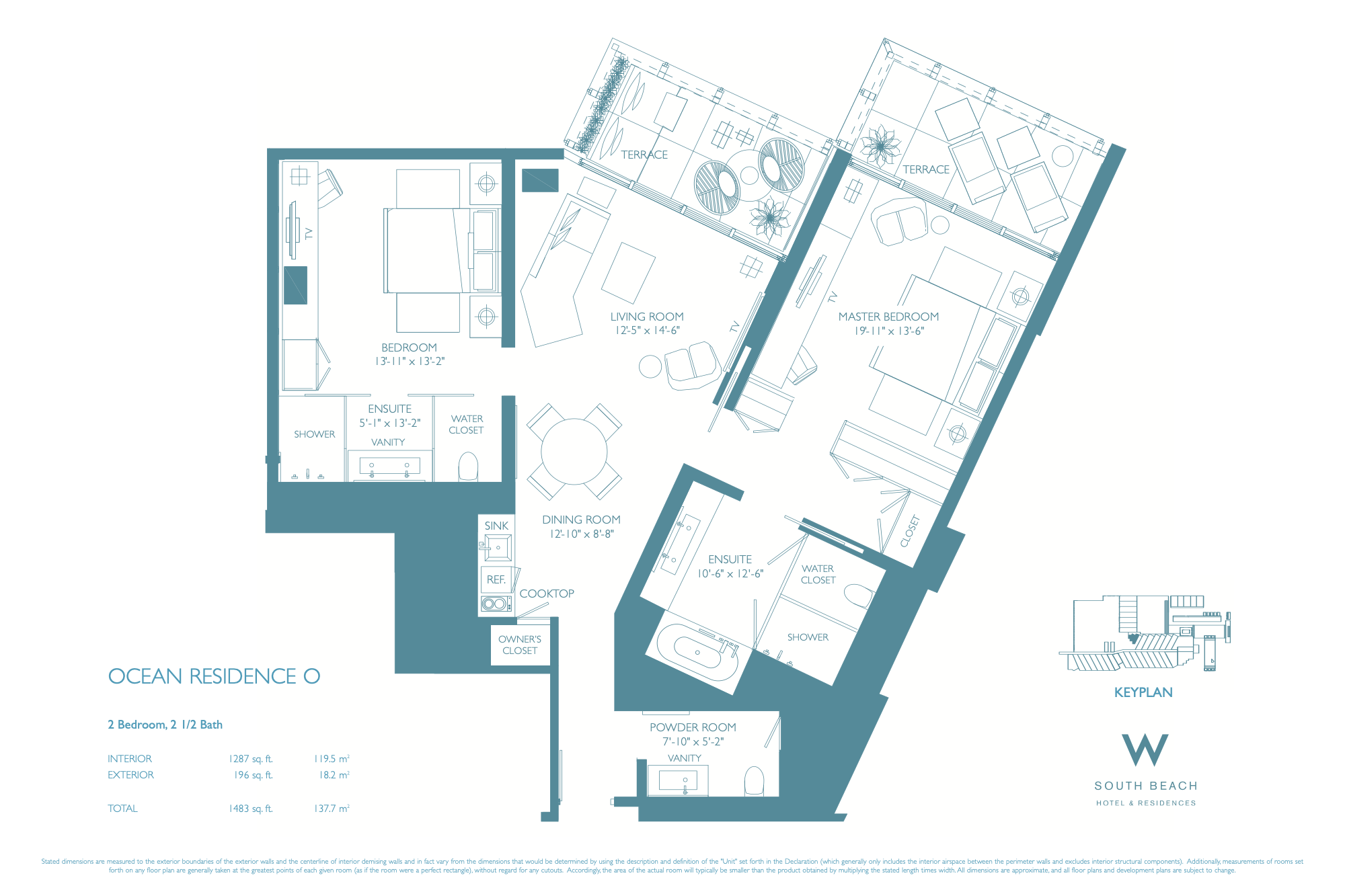 2201 Collins floorplan O