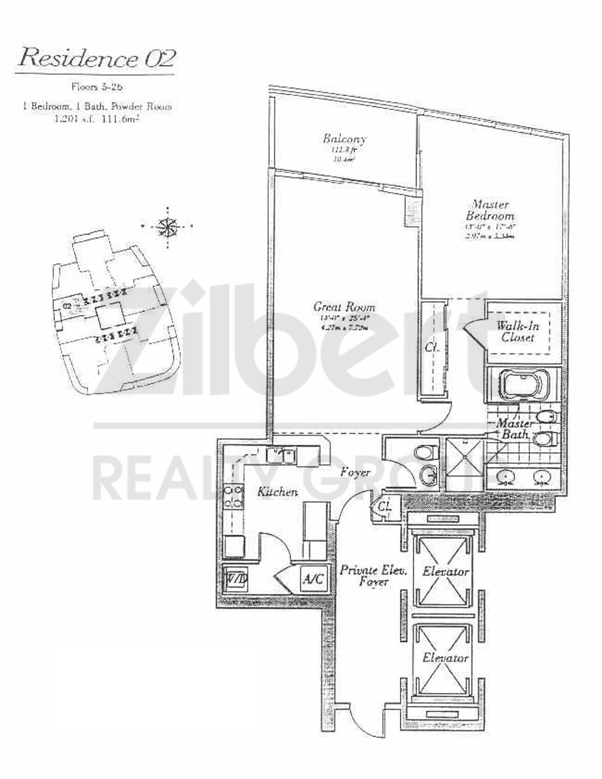 Continuum South Tower floorplan 02