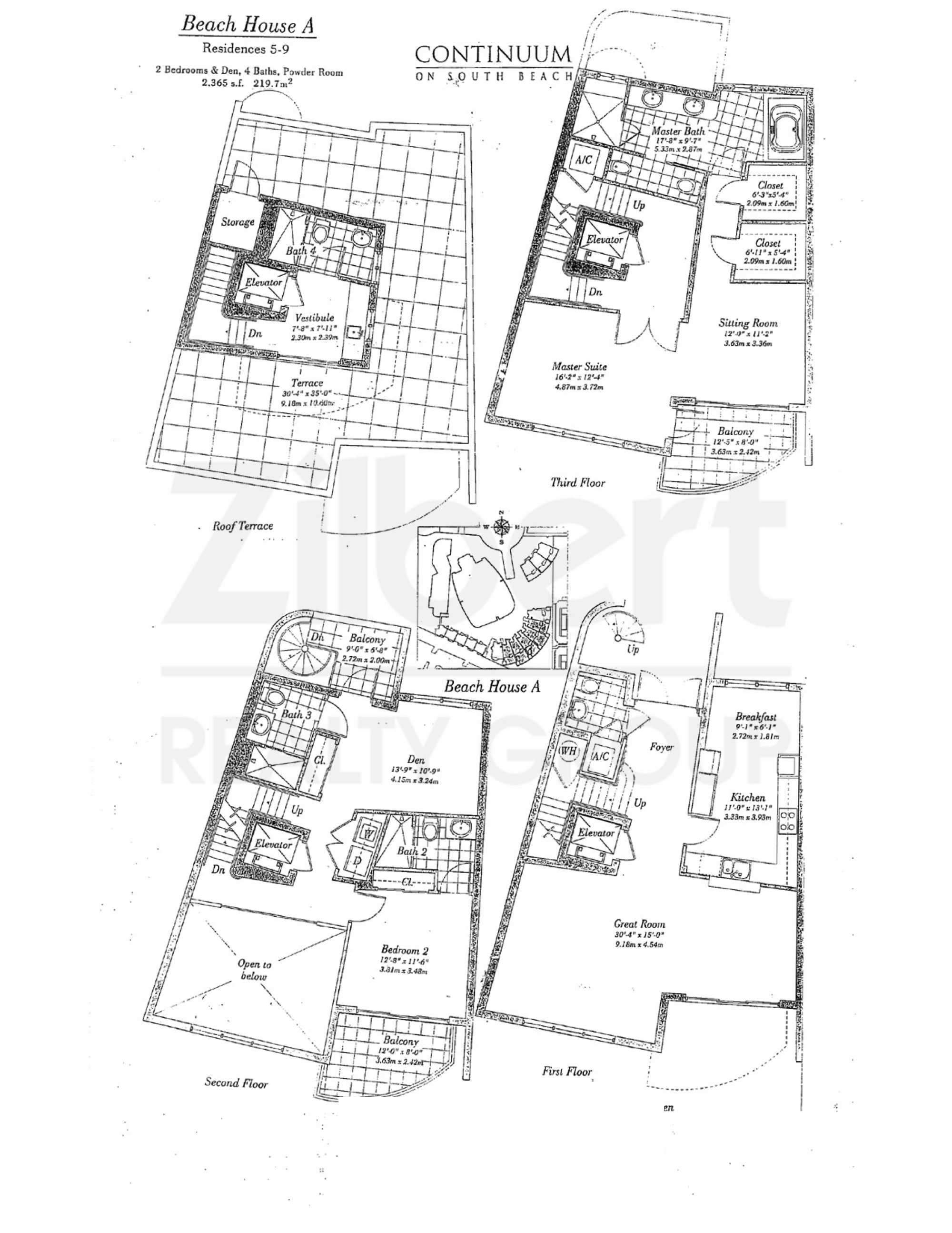 Continuum South Tower floorplan TA